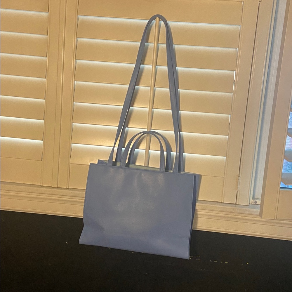 Telfar cerulean. Blue Tote Guc comes with dust cloth SIZ 15/11 - Picture 12 of 14